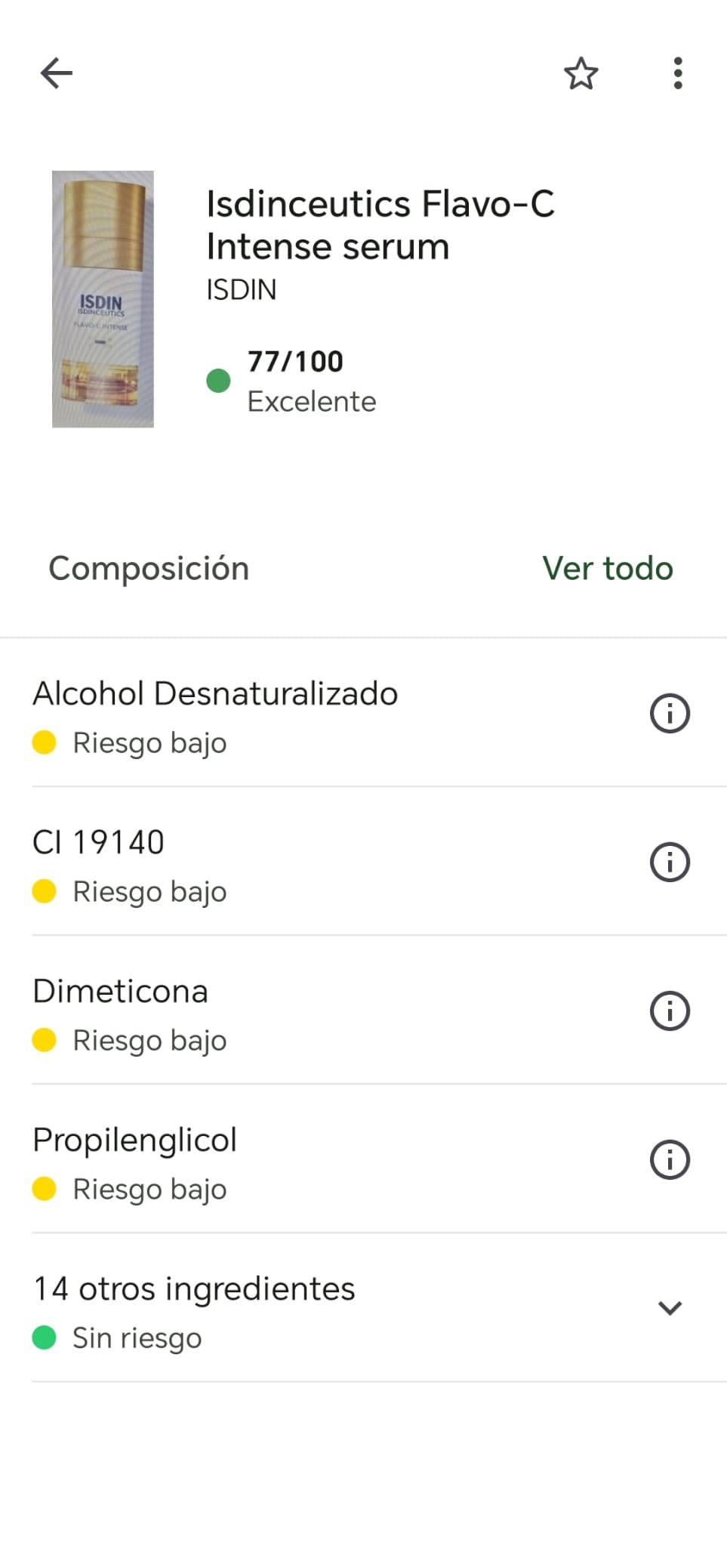 Buen sérum, pero cuidado con el sol