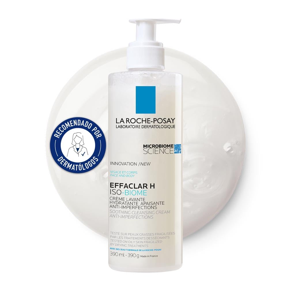 la-roche-posay-effaclar-h-iso-biome-crema-limpiadora-para-rostro-y-cuerpo-390-ml image 1