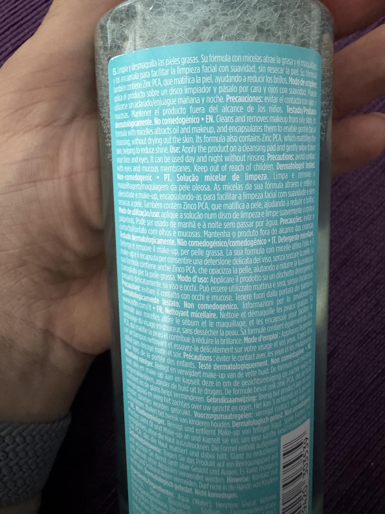 Está bien, pero prefiero agua