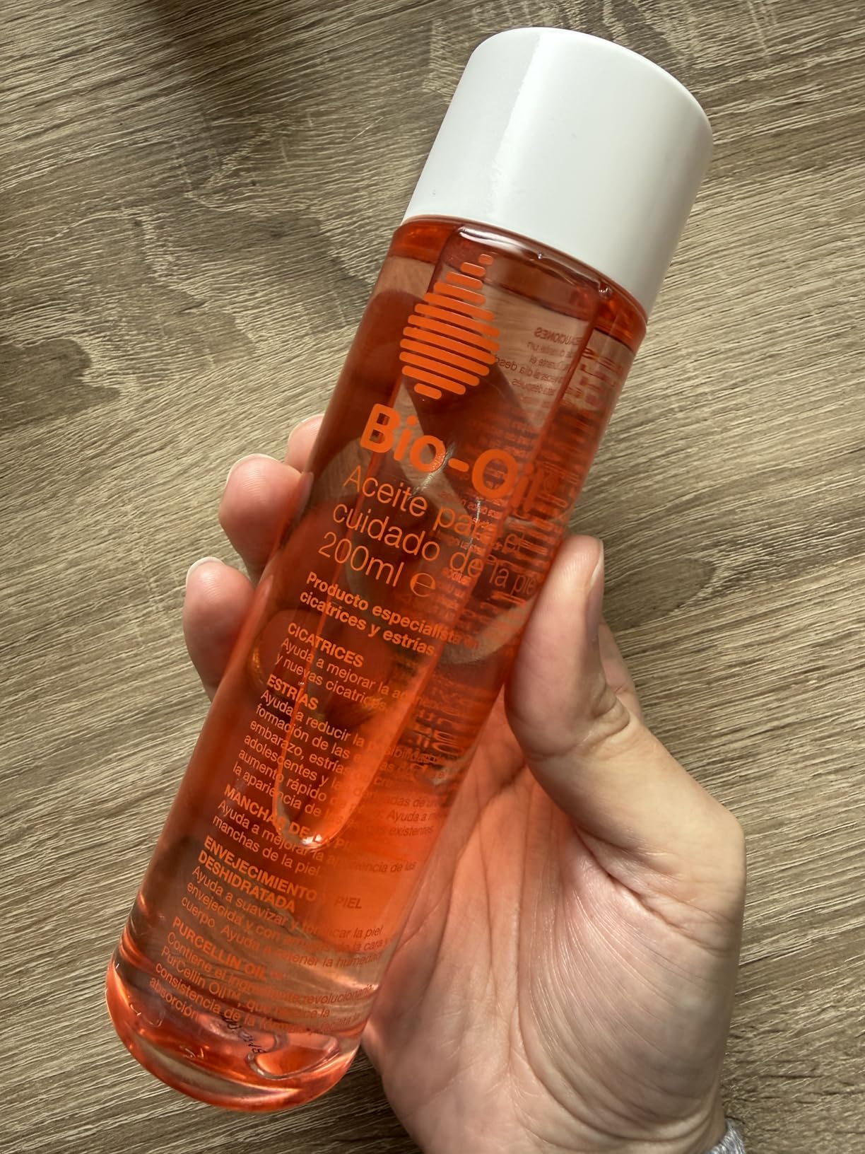 Buen aceite para cicatrices