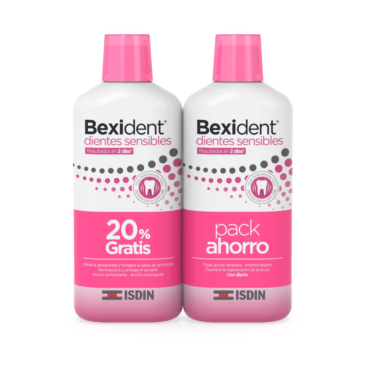 isdin-bexident-dientes-sensibles-colutorio-cpc-cymenol-pack-500-ml-500-ml-20-gra image 1