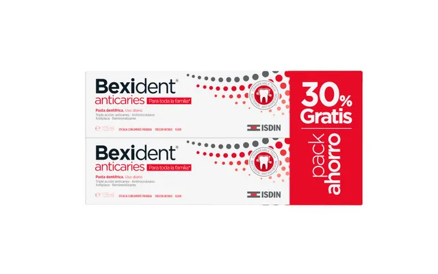 isdin-bexident-anticaries-pasta-dent-frica-pack-ahorro-125-ml-12-5-ml-con-tecnol image 1