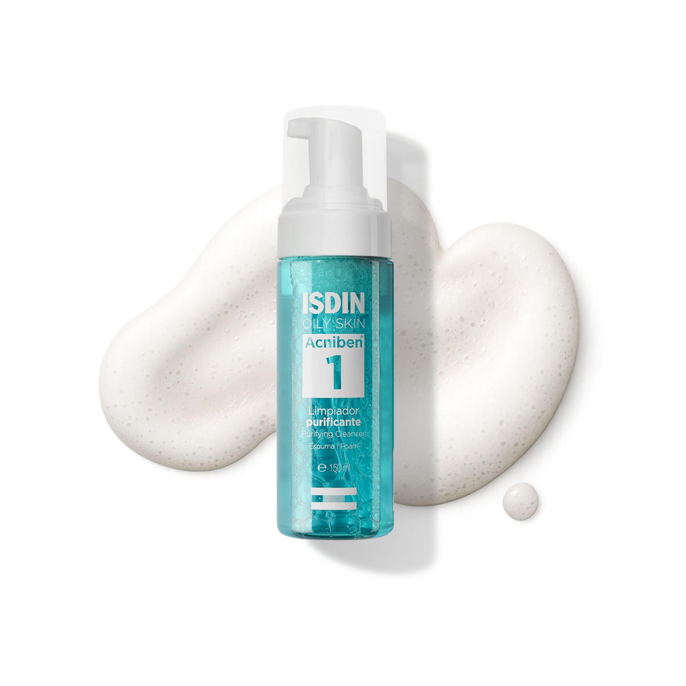 isdin-acniben-gel-limpiador-purificante-en-espuma-para-piel-grasa-con-tendencia- image 1