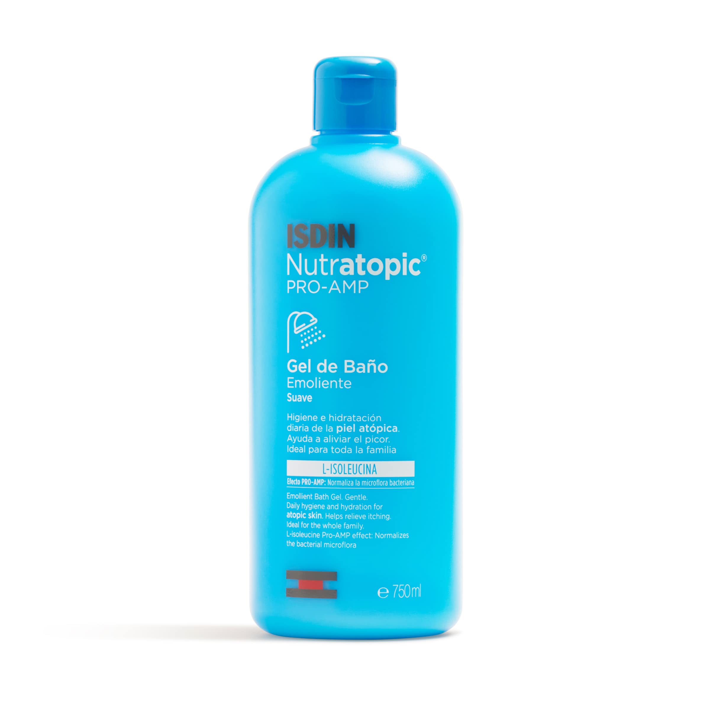 isdin-nutratopic-pro-amp-gel-de-ba-o-emoliente-750-ml image 1