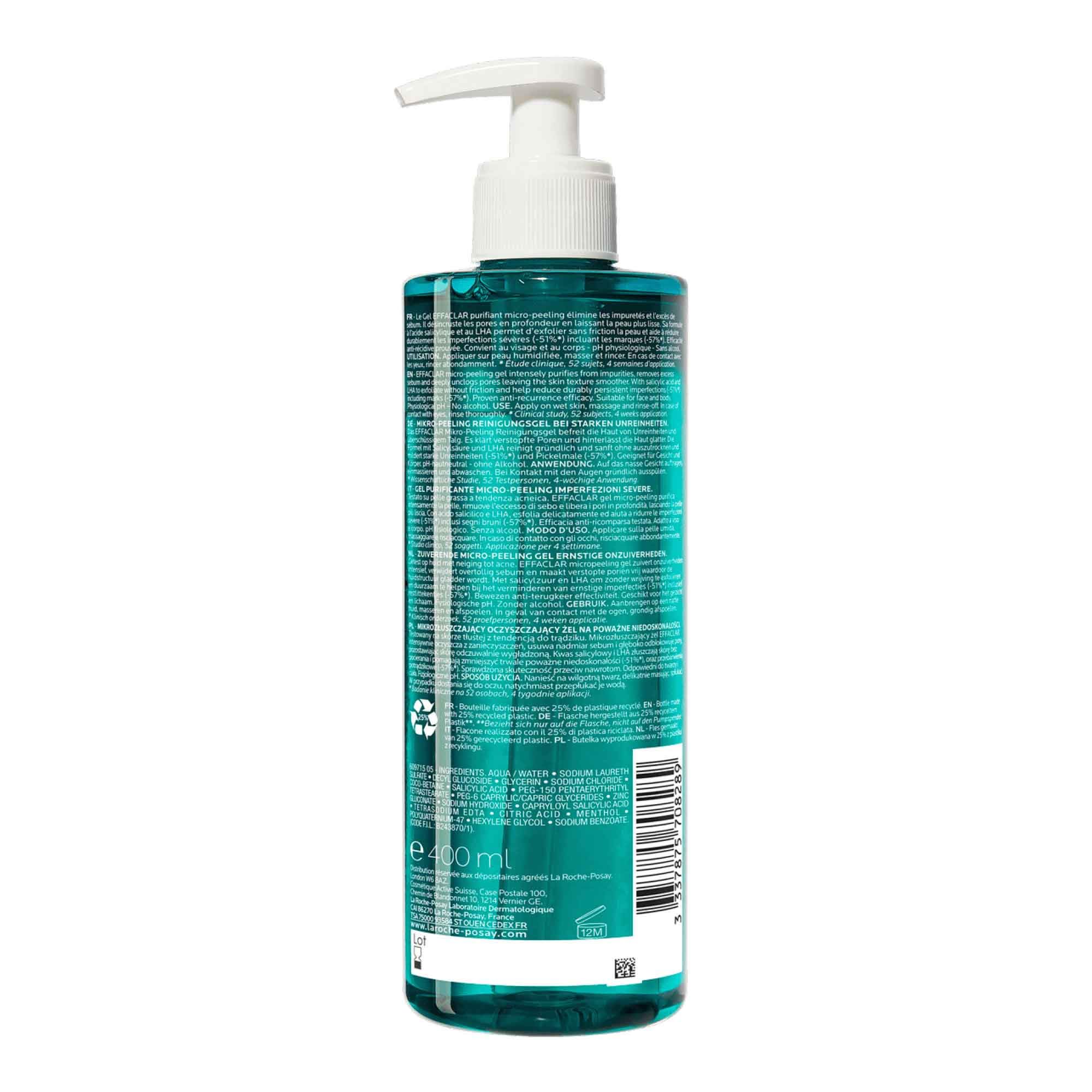 la-roche-posay-effaclar-gel-purificante-micro-exfoliante-con-cido-salic-lico-200 image 2