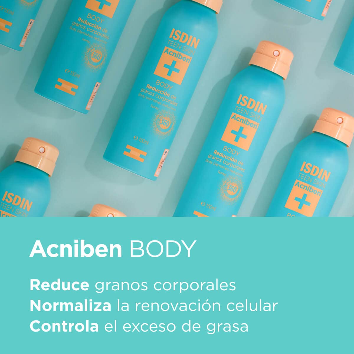 isdin-acniben-pack-rutina-corporal-gel-limpiador-matificante-acniben-body image 5