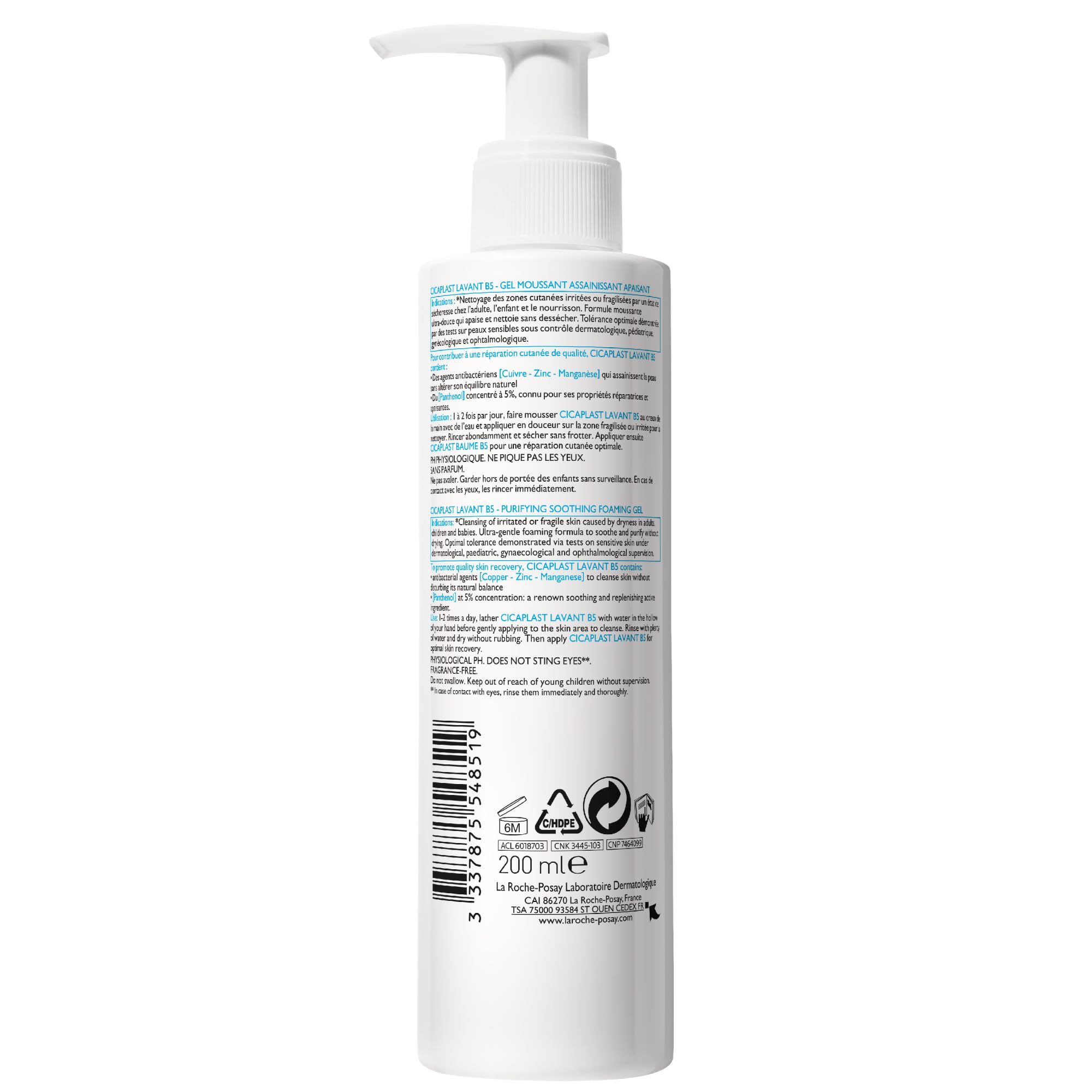 la-roche-posay-cicaplast-lavant-b5-gel-purificante-200-ml-limpiador-reparador-pa image 7
