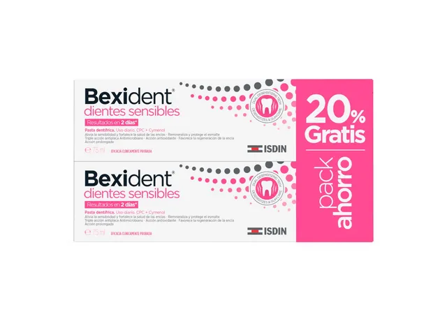 isdin-bexident-dientes-sensibles-pasta-dent-frica-con-cpc-y-cymenol-pack-ahorro- image 1