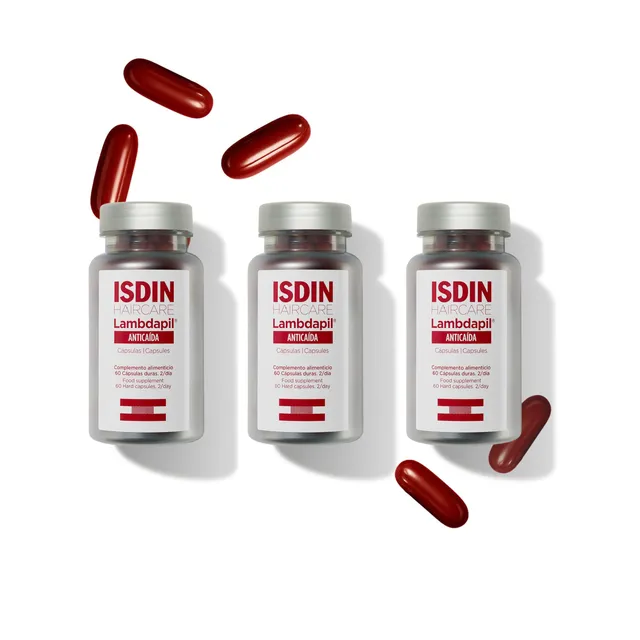 isdin-lambdapil-180-c-psulas-antica-da-del-cabello-3-meses-con-vitaminas-mineral image 1
