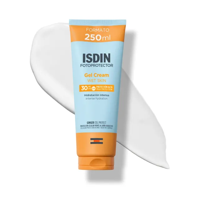 isdin-fotoprotector-gel-cream-wet-skin-spf-30-protector-solar-corporal-250-ml-te image 1