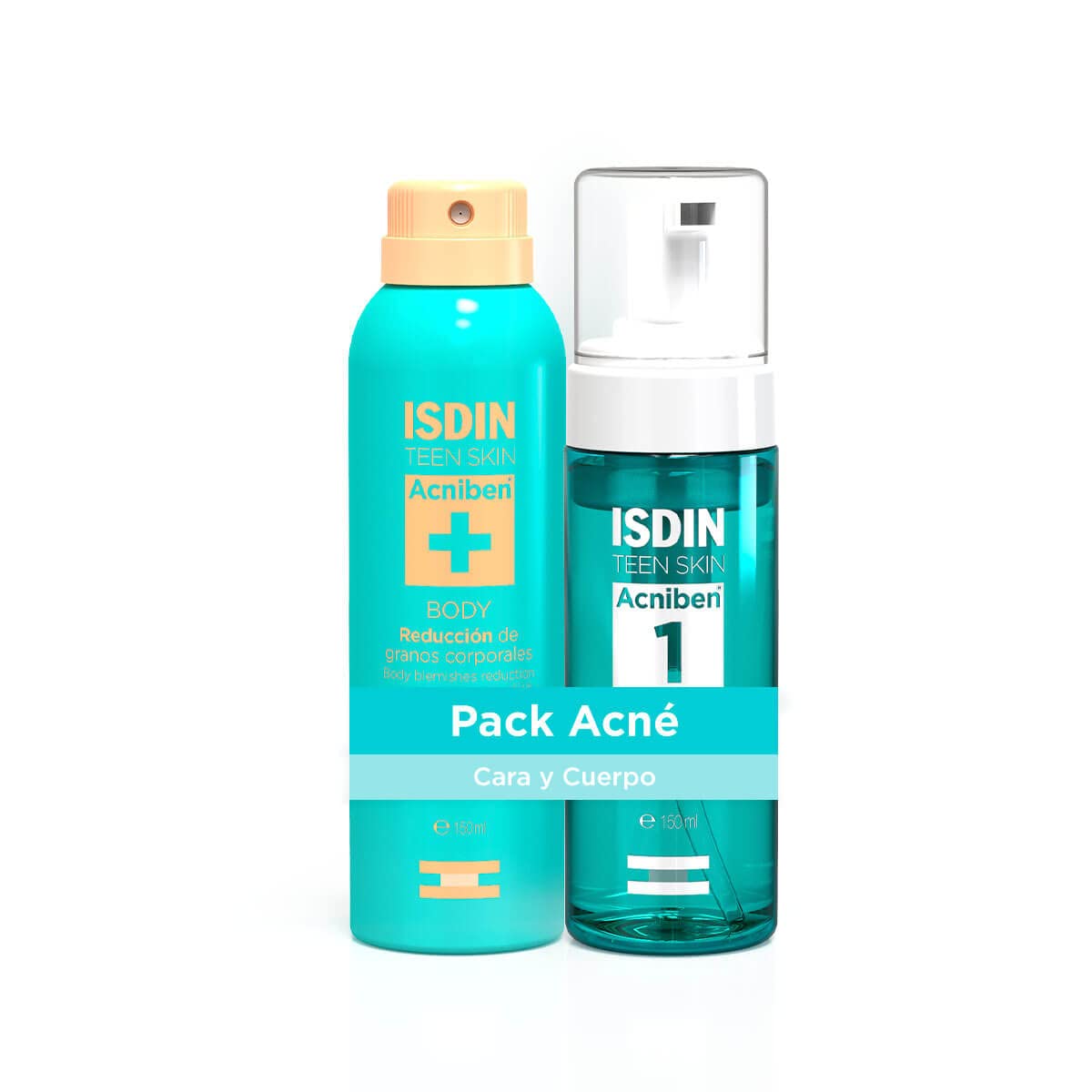 isdin-acniben-pack-limpiador-purificante-espuma-y-acniben-body-cuidado-corporal- image 1