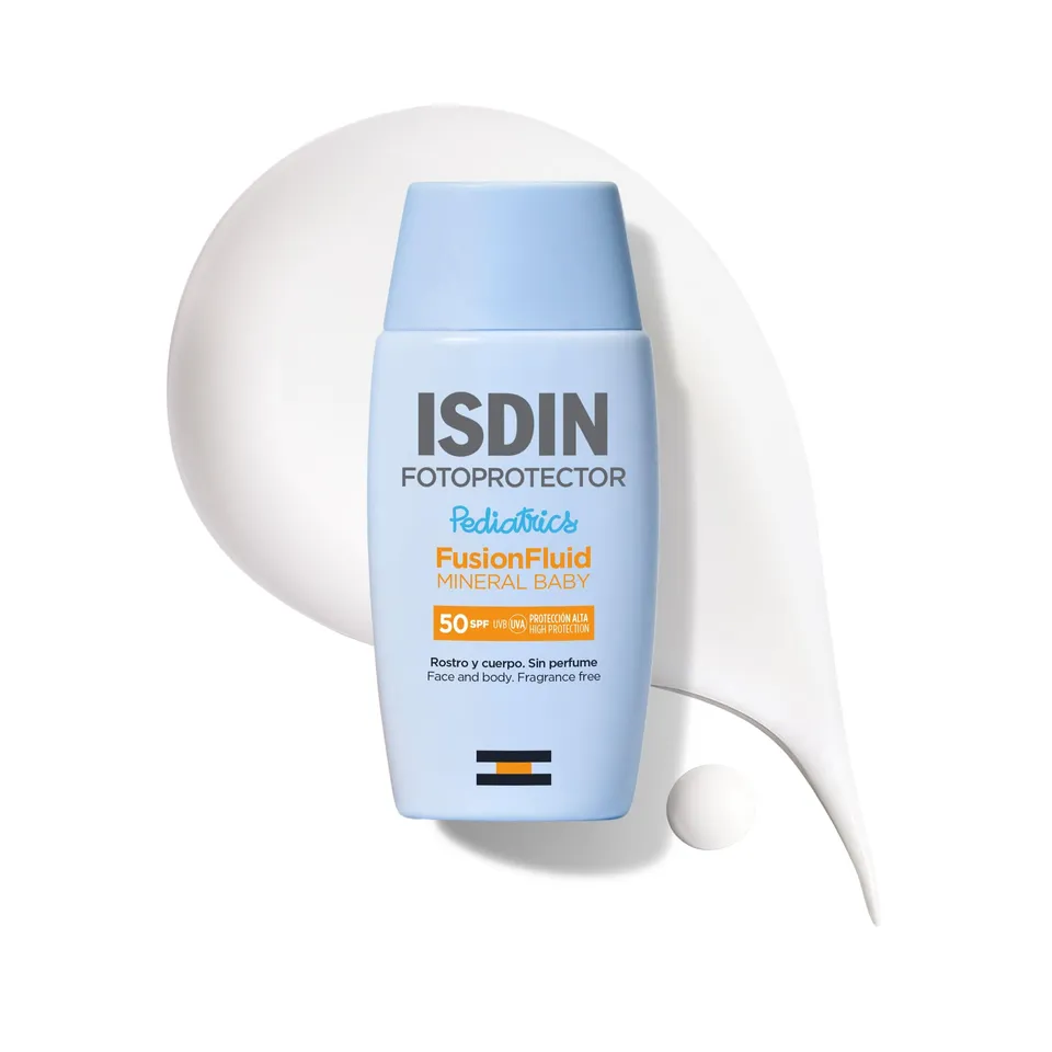 isdin-fusion-fluid-mineral-baby-pediatrics-spf-50-protector-solar-100-mineral-pa image 1