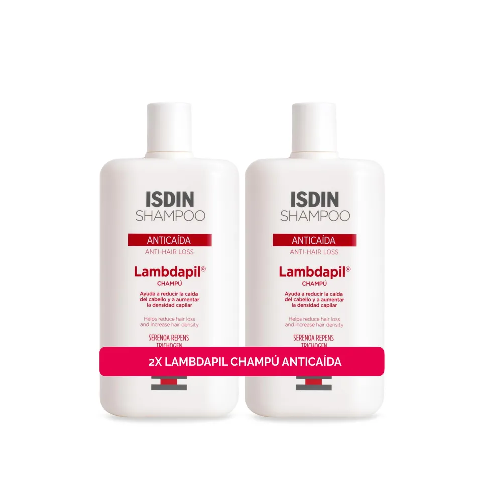 isdin-lambdapil-champ-antica-da-2-x-400-ml-con-uso-diario-para-reducir-la-ca-da- image 1