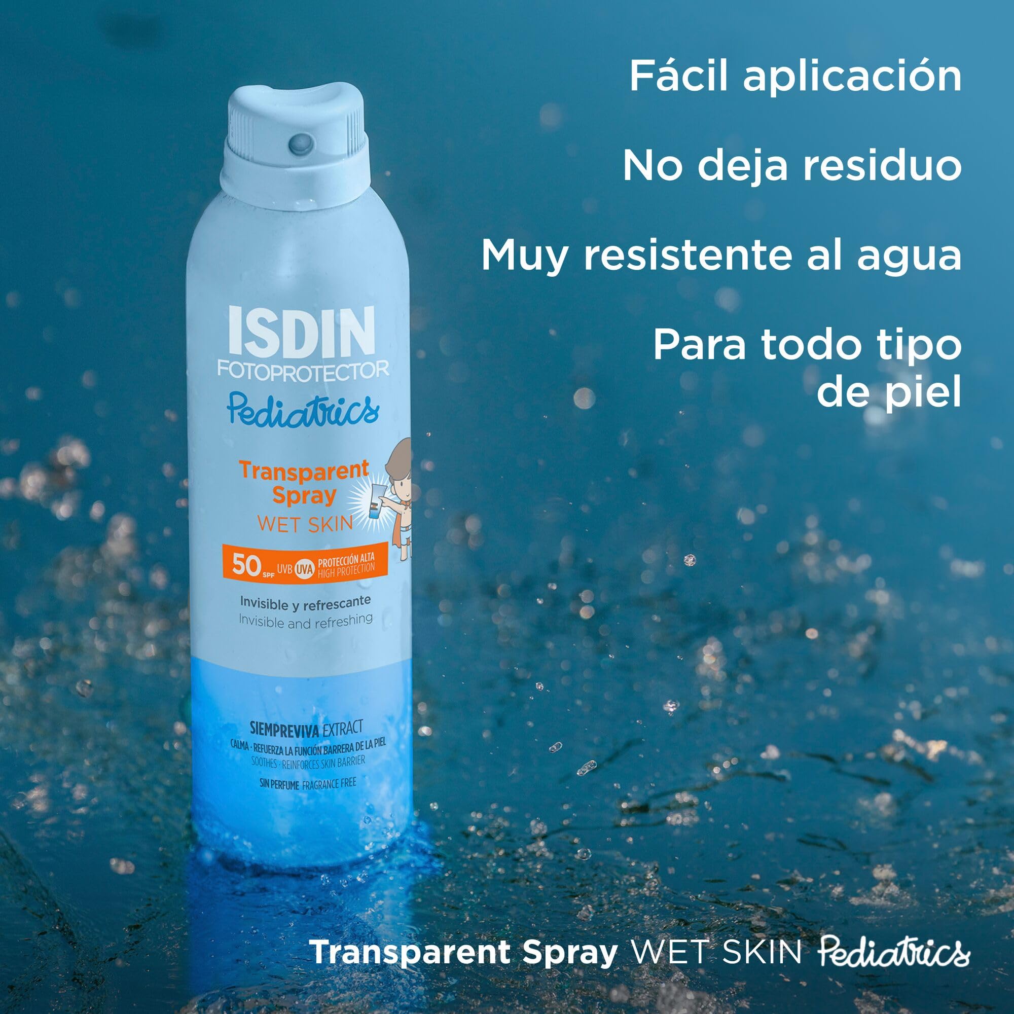 isdin-fotoprotector-pediatrics-transparent-spray-wet-skin-spf-50-250-ml image 6