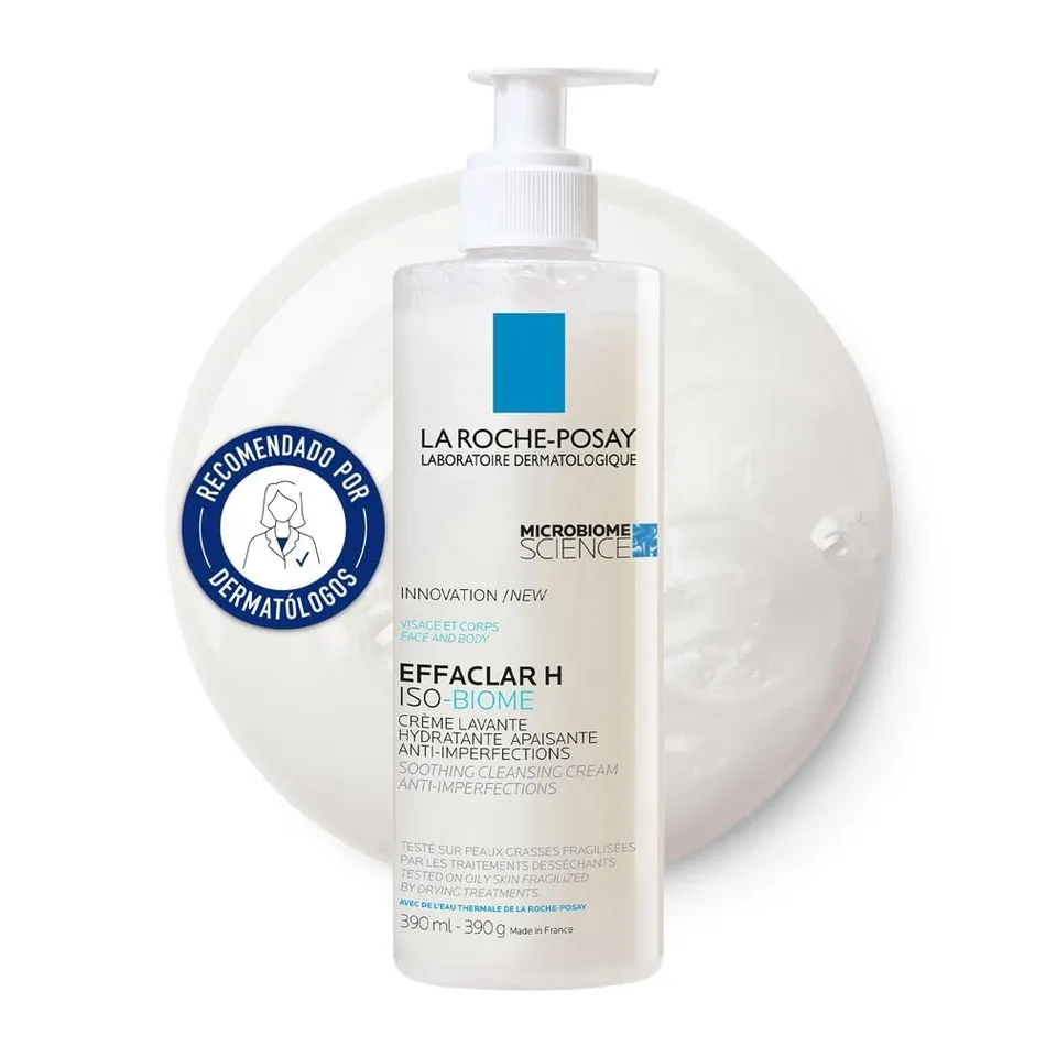 la-roche-posay-effaclar-h-iso-biome-crema-limpiadora-para-rostro-y-cuerpo-390-ml image 1