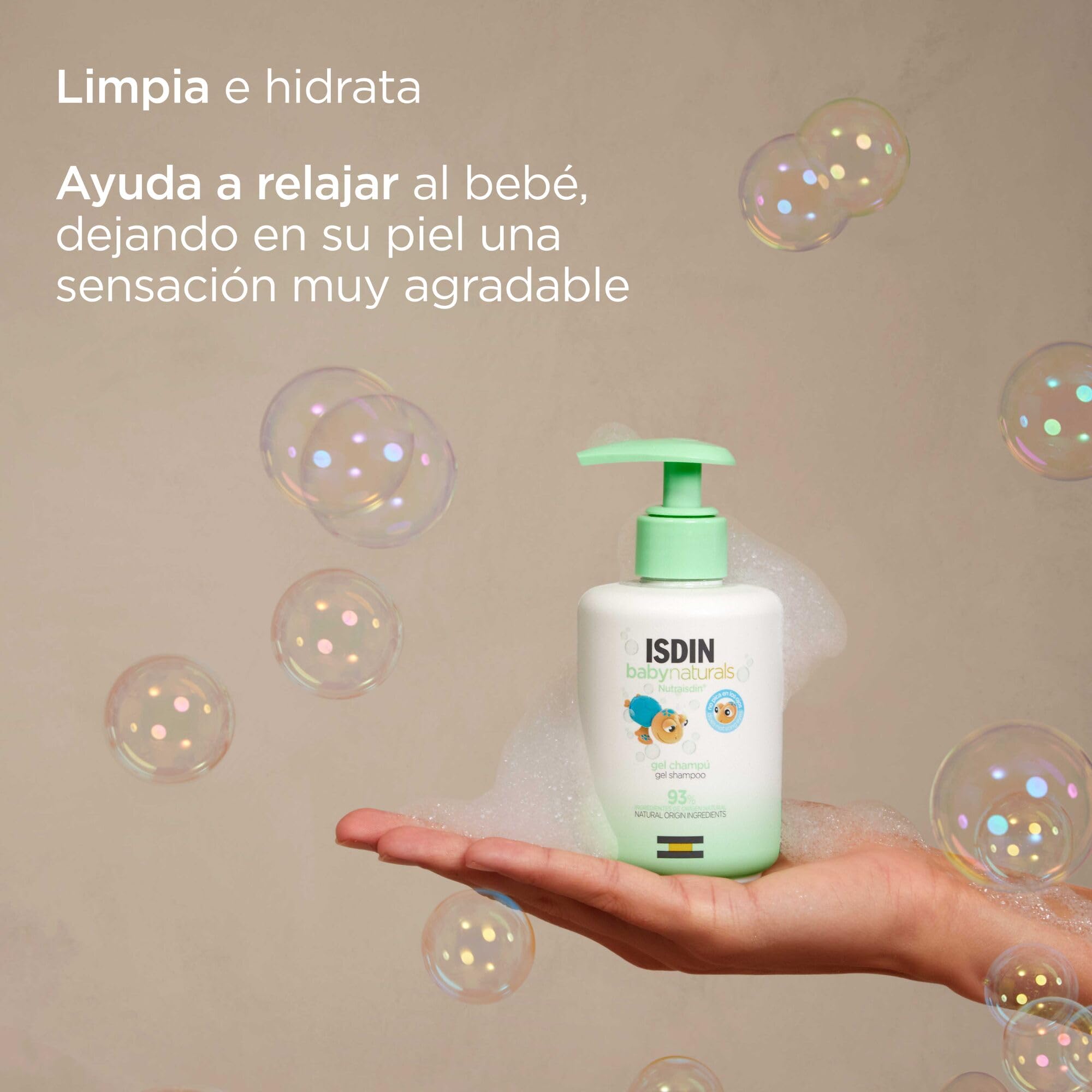 isdin-babynaturals-pack-3-piezas-gel-champ-200-ml-crema-facial-hidratante-50-ml- image 2