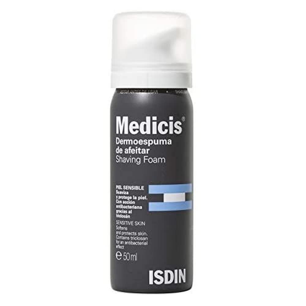 isdin-medicis-dermoespuma-de-afeitar-para-piel-sensible-y-barba-dif-cil-con-aloe image 1