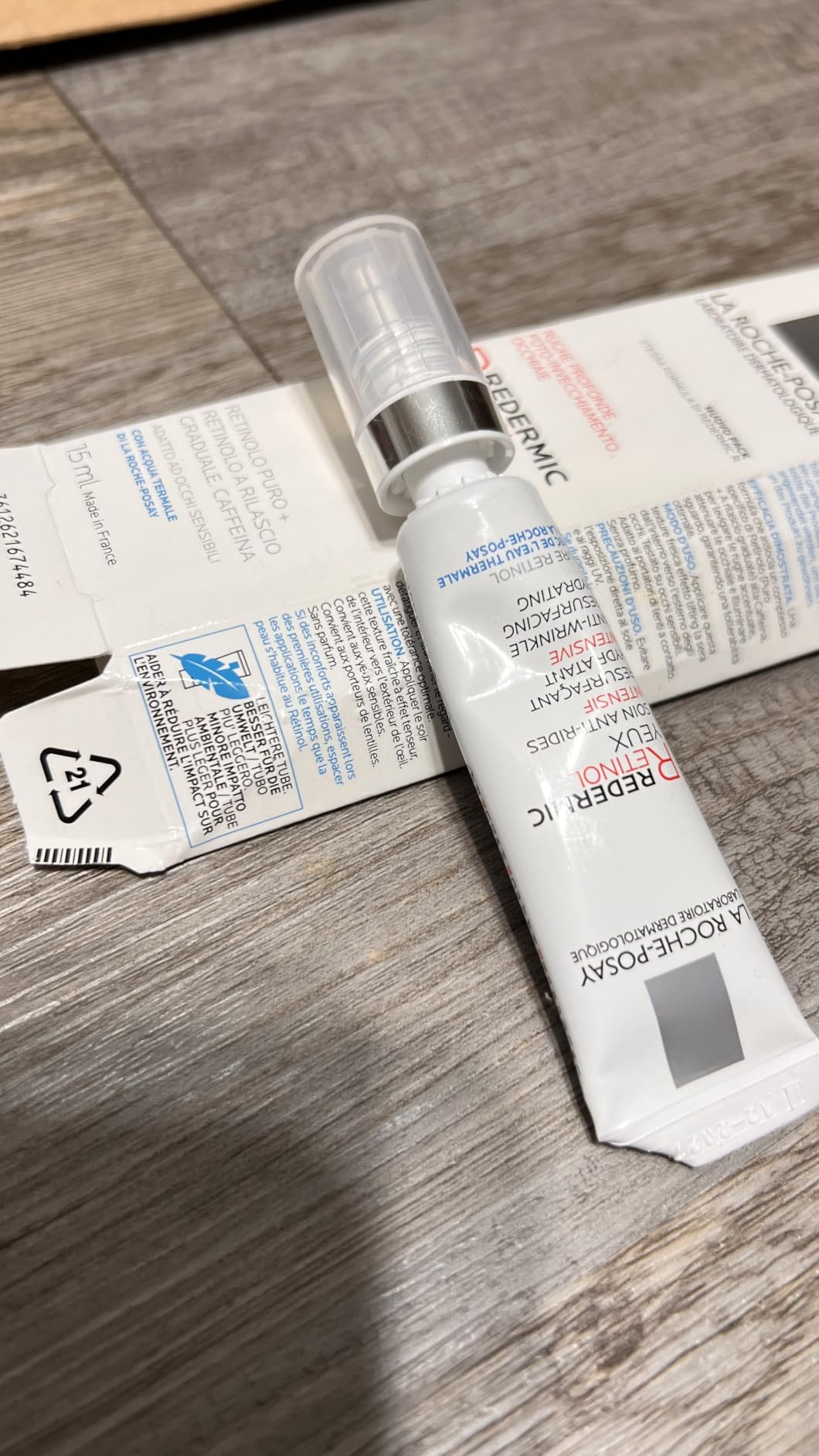 Buen contorno con retinol