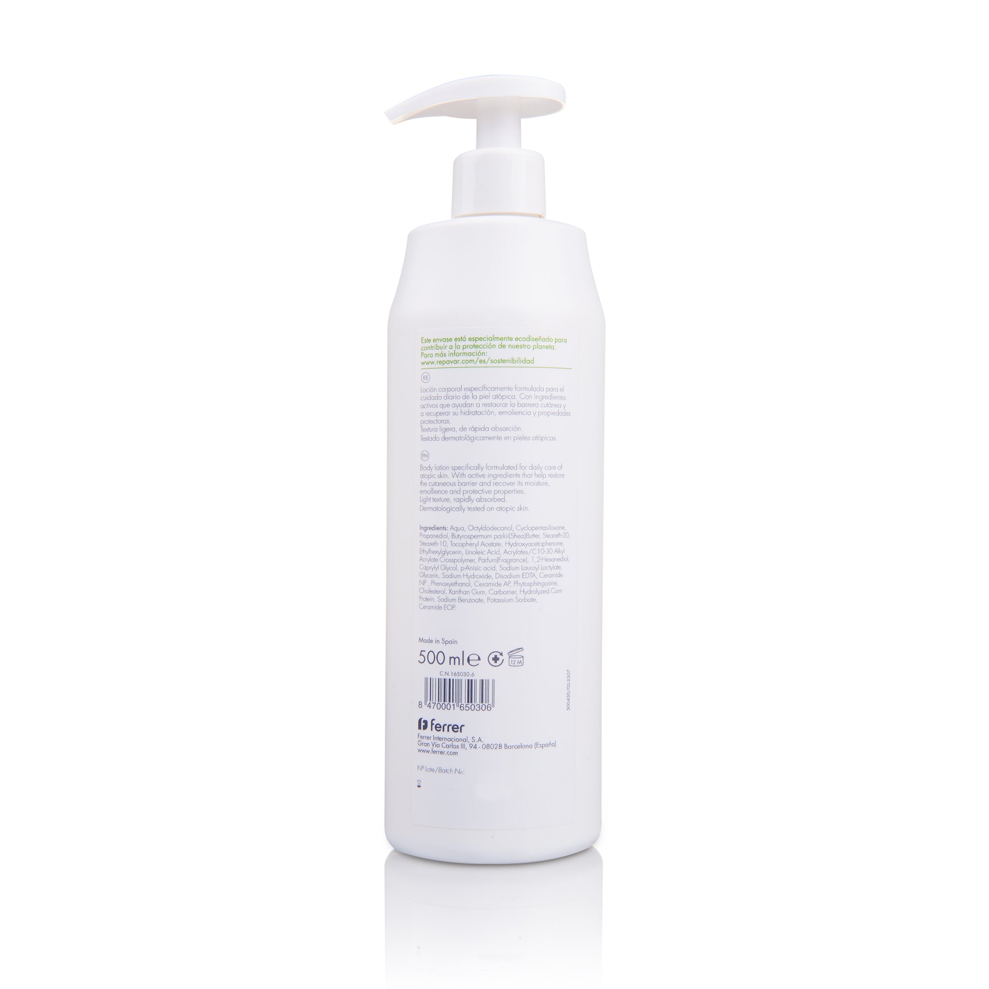 repavar-atopic-piel-loci-n-corporal-calmante-400-ml image 2