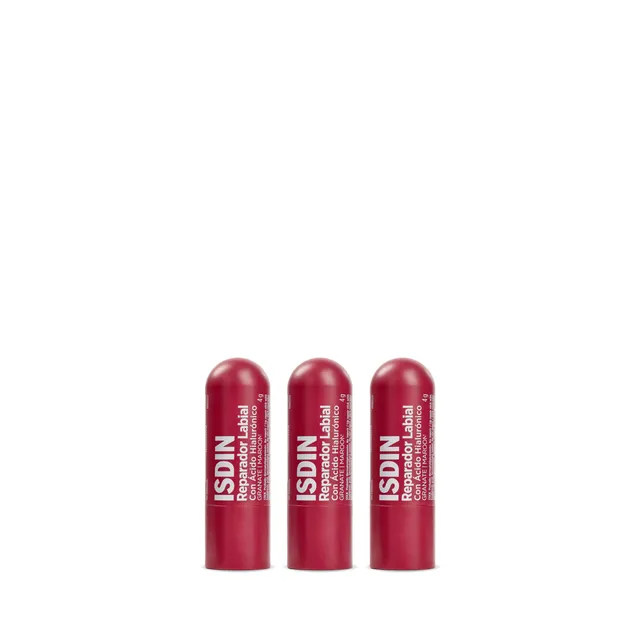 isdin-reparador-labial-granate-pack-tr-o-3-unidades image 1