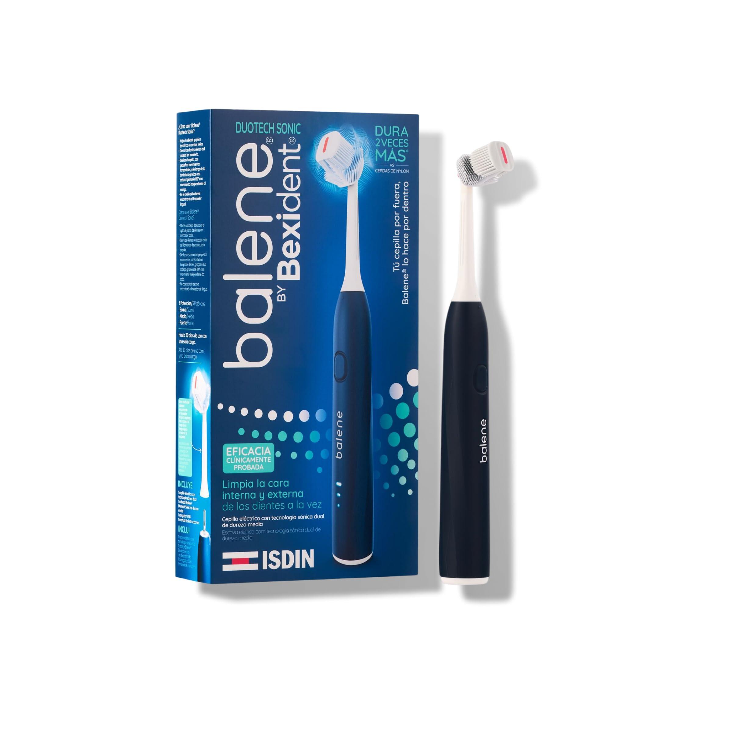 isdin-balene-by-bexident-duotech-sonic-blue-cepillo-de-dientes-el-ctrico-s-nico- image 1