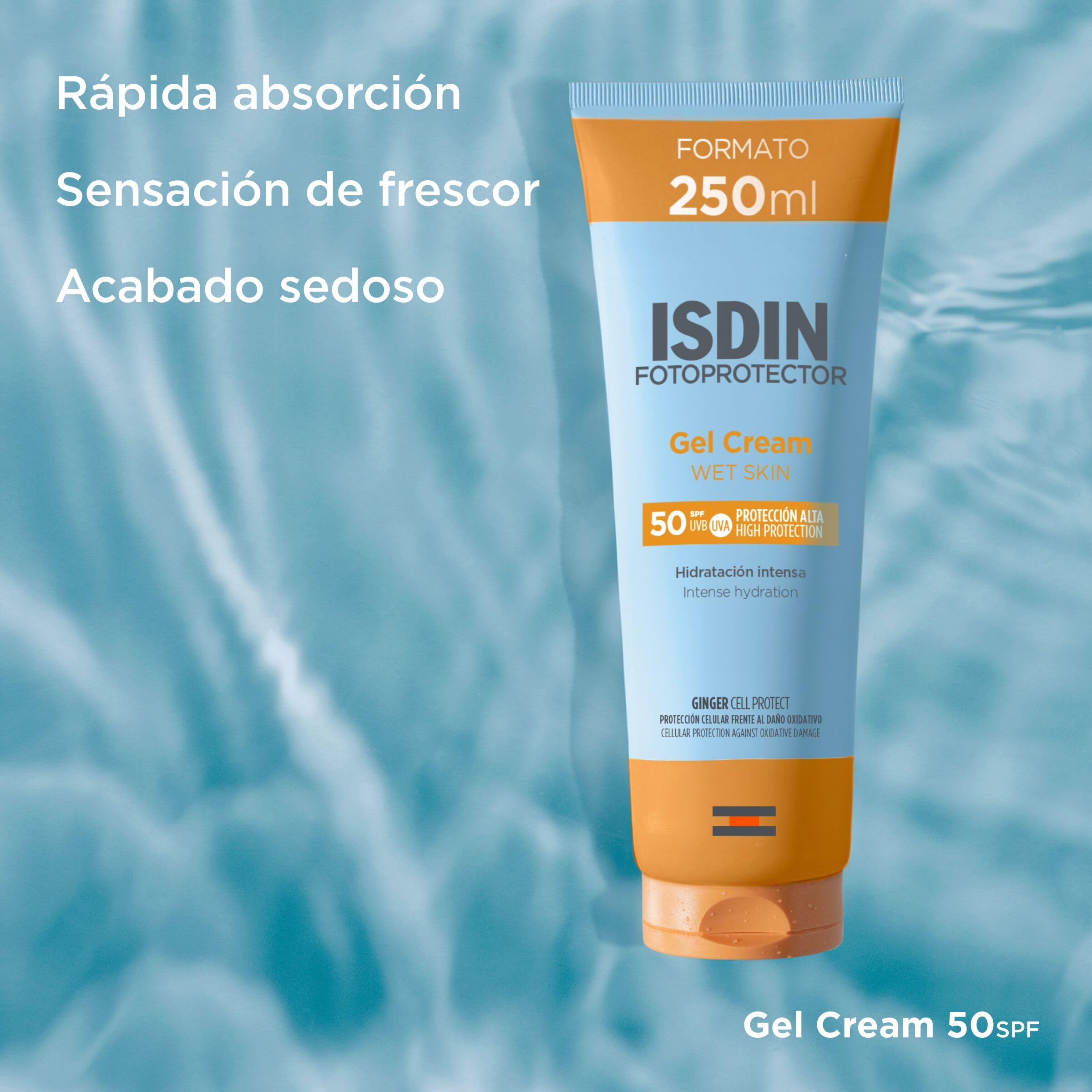 isdin-fotoprotector-gel-cream-spf-50-wet-skin-protector-solar-corporal-refrescan image 6