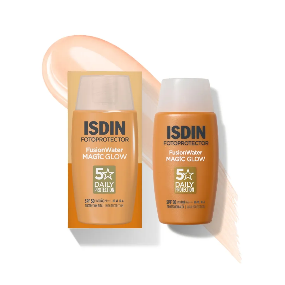 isdin-fotoprotector-fusion-water-magic-glow-spf-30-50-ml image 1