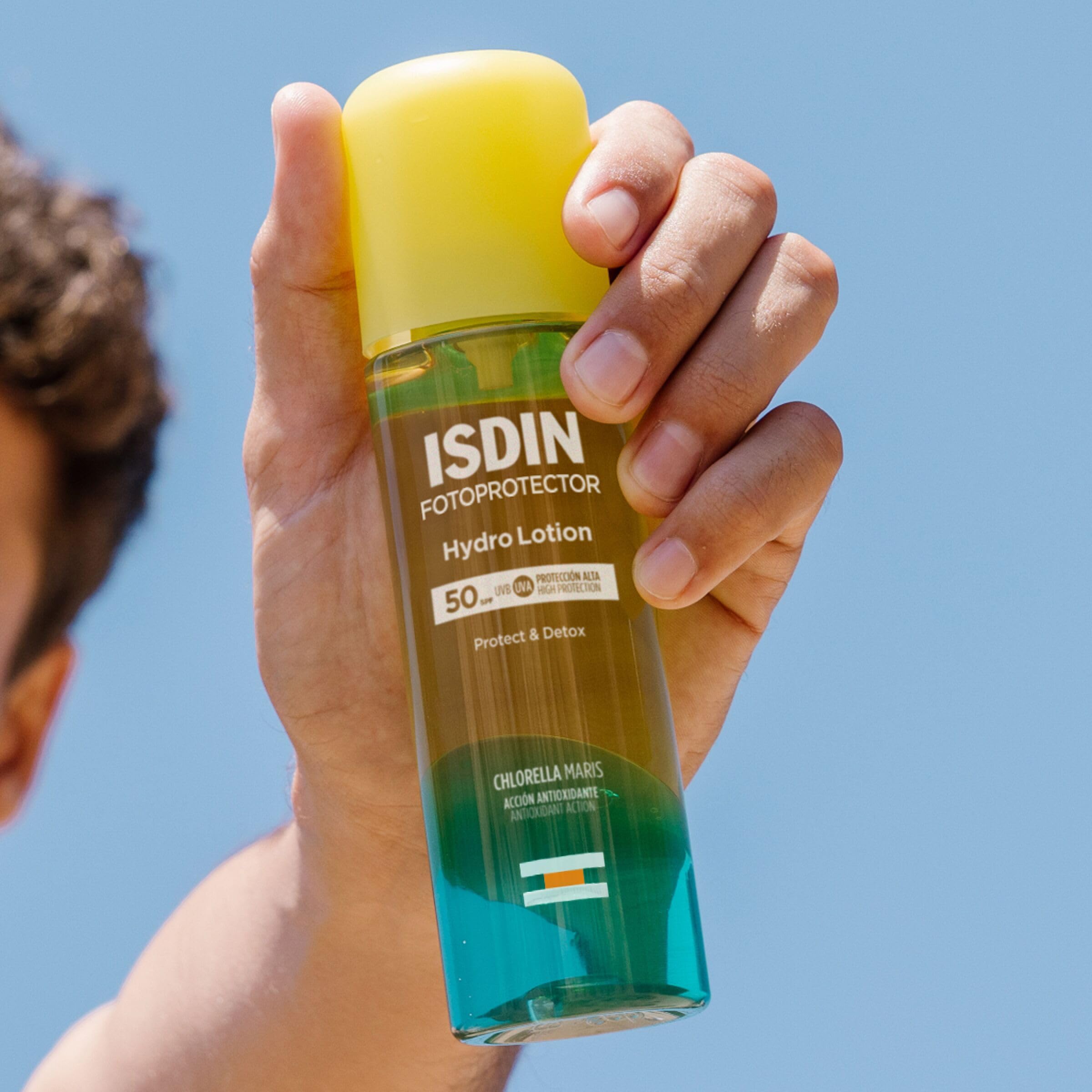 isdin-hydrolotion-spf-50-fotoprotector-corporal-bif-sico-protect-detox-con-chlor image 2