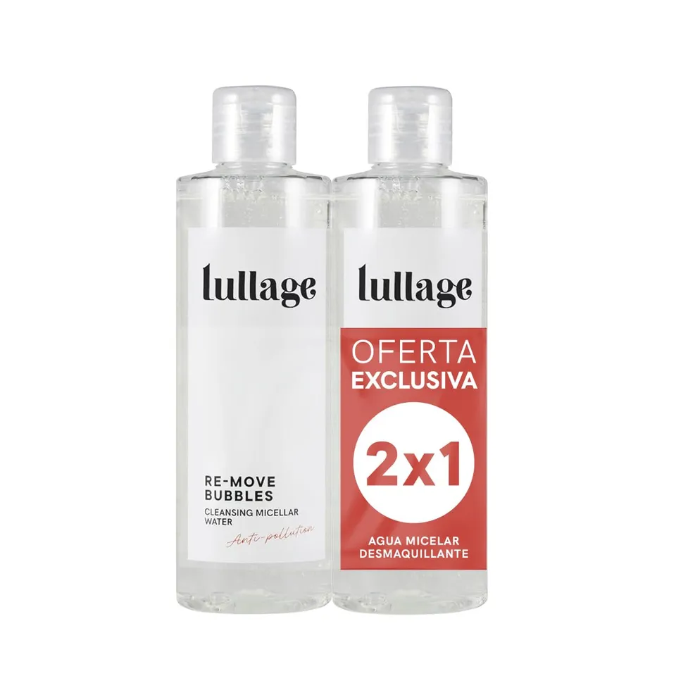 lullage-pack-2x1-re-move-bubbles-agua-micelar-desmaquillante-limpia-purifica-y-e image 1