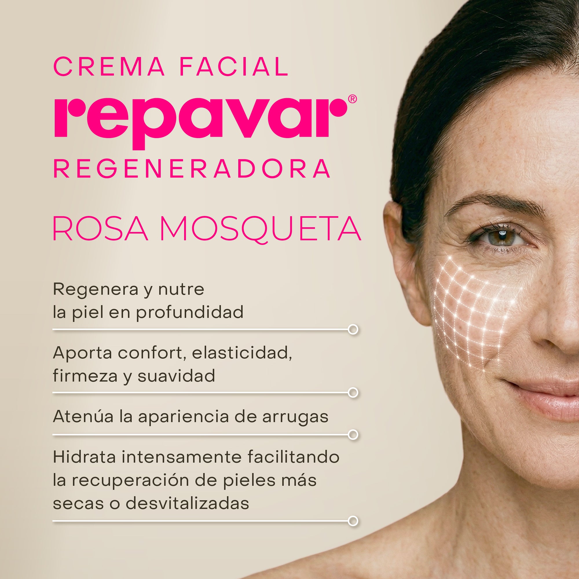 repavar-regeneradora-crema-facial-antiedad-con-rosa-mosqueta-50-ml image 2