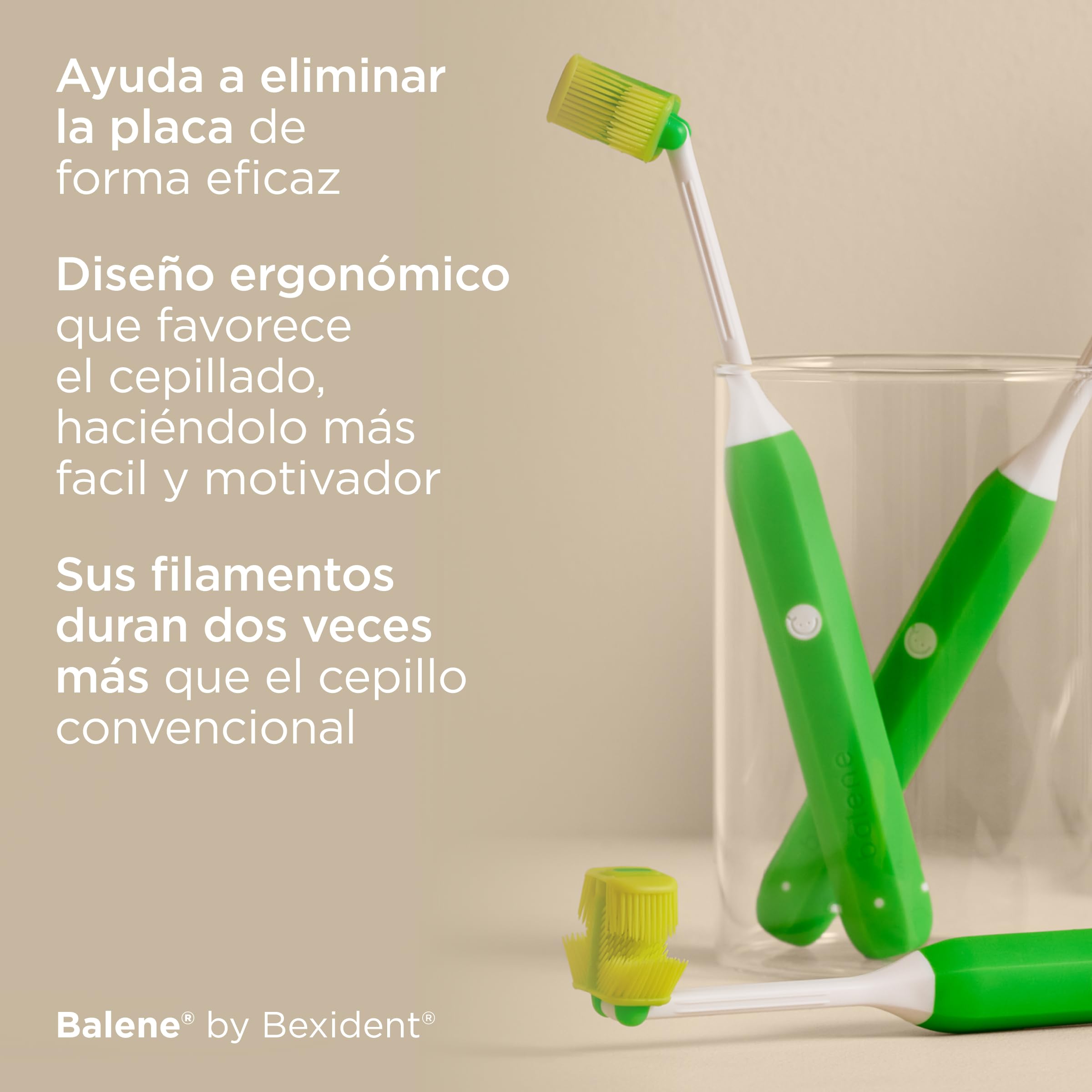 isdin-balene-by-bexident-cepillo-de-dientes-junior-green-soft image 3