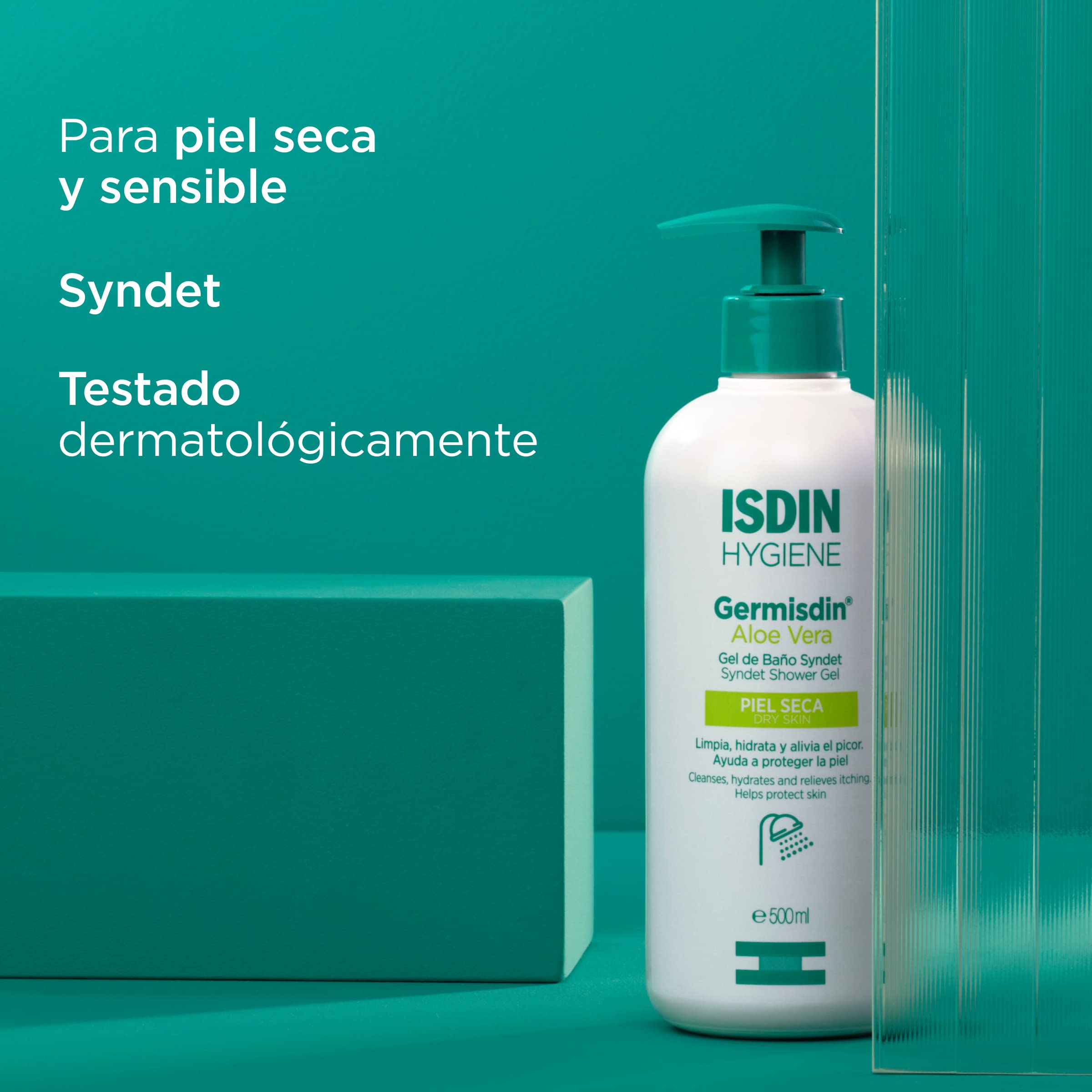 isdin-germisdin-aloe-vera-gel-de-ba-o-syndet-500-ml-para-piel-sensible-y-seca image 4