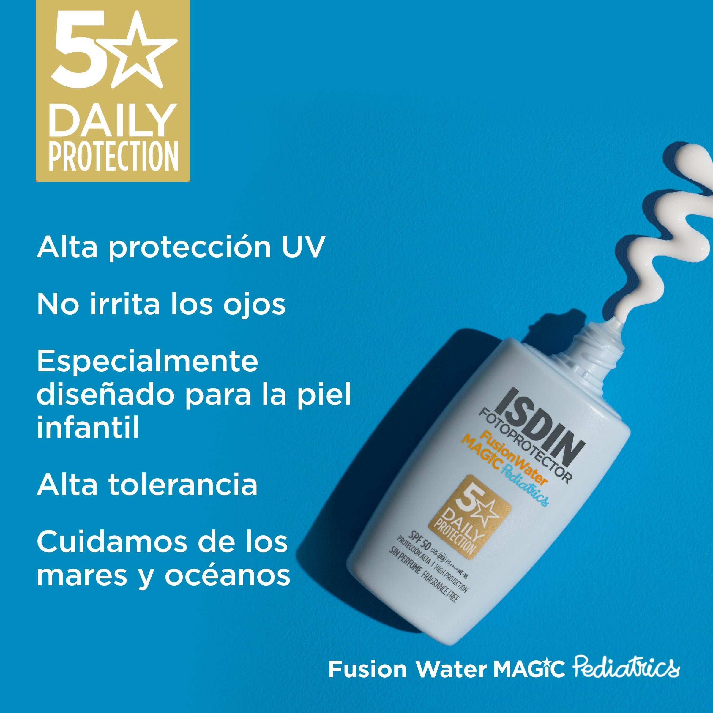 isdin-pediatrics-fusion-water-spf-50-protector-solar-infantil-facial-50-ml image 5