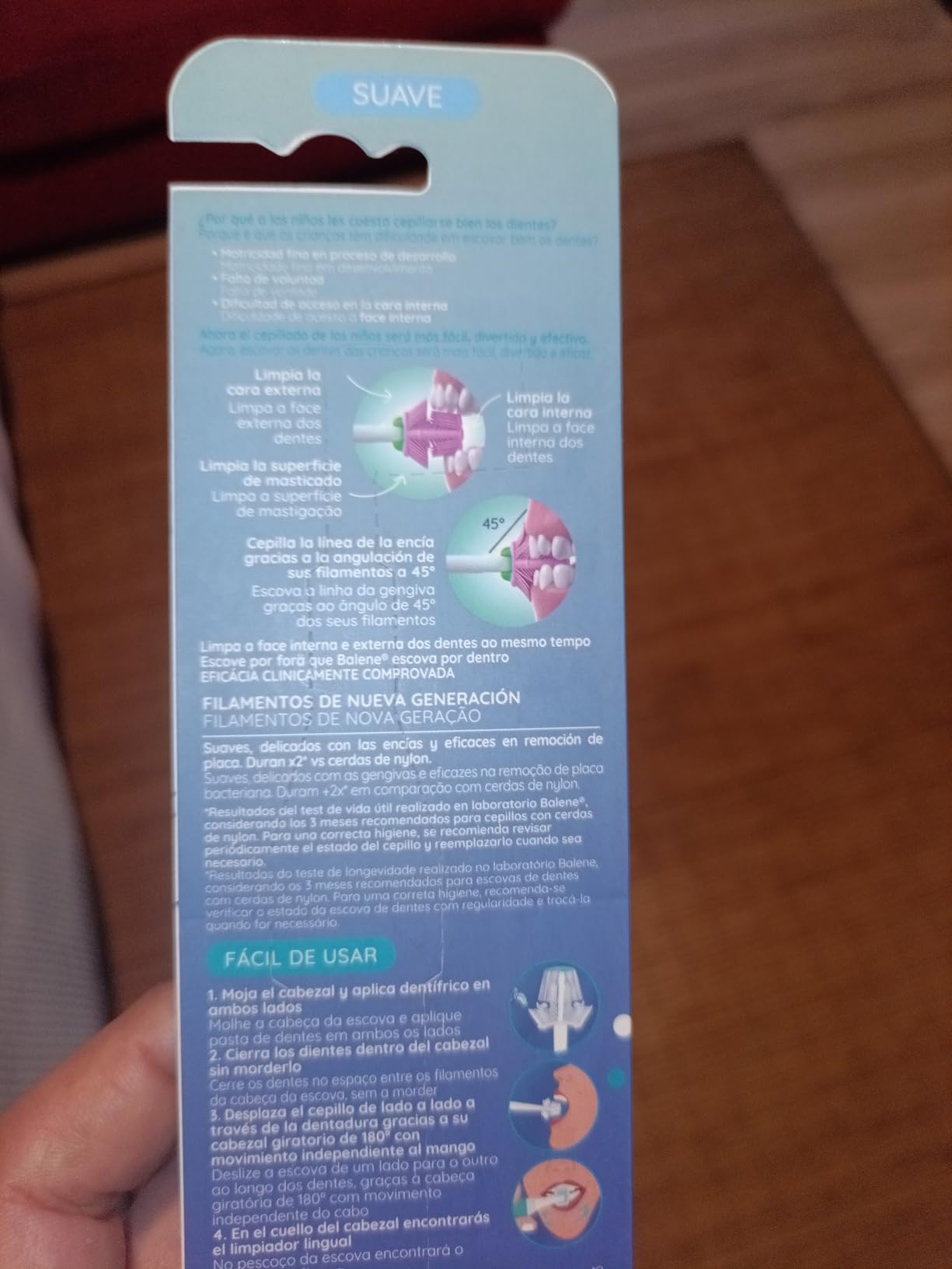Cepillo ideal para niños
