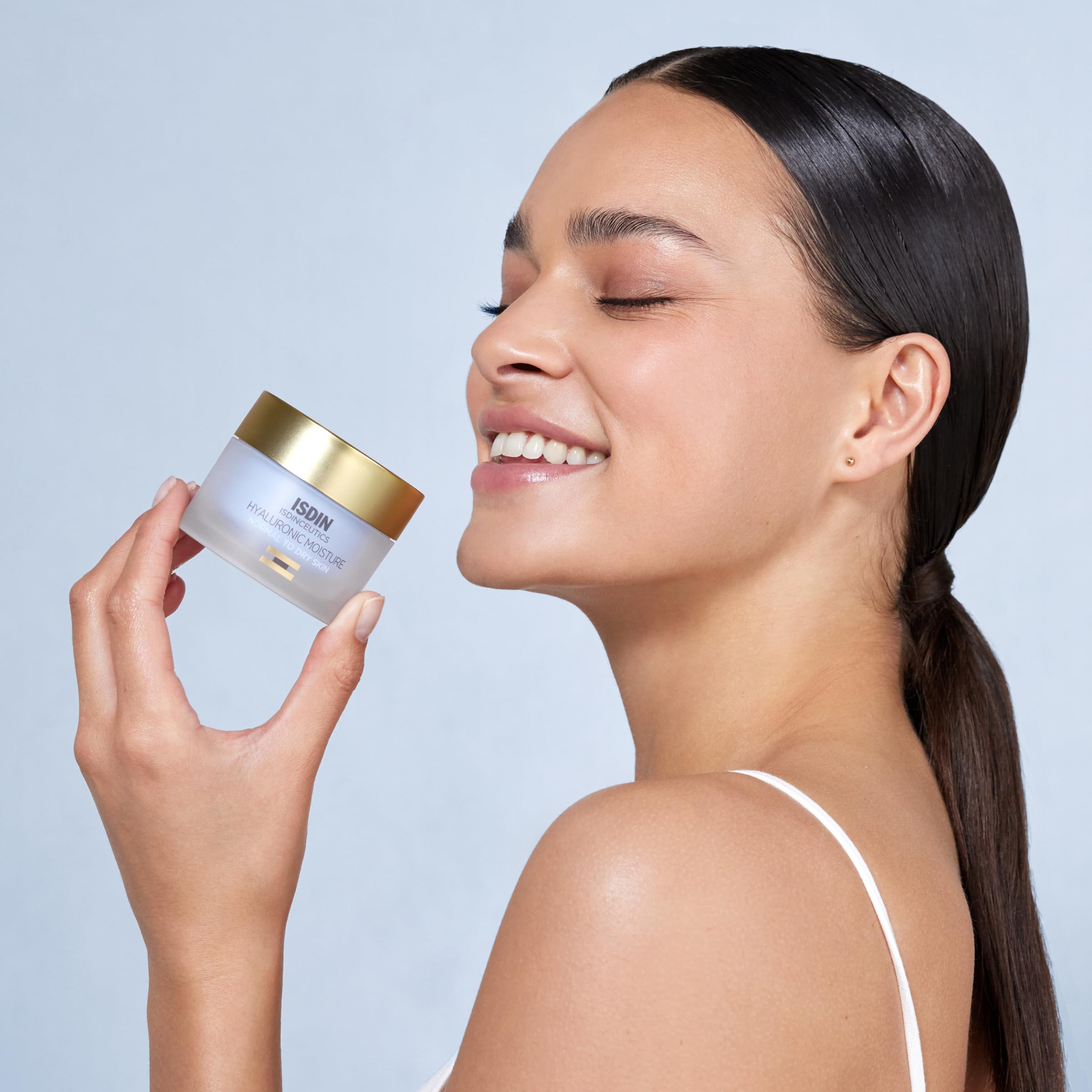 isdin-isdinceutics-hyaluronic-moisture-normal-crema-facial-hidratante-50-g image 2