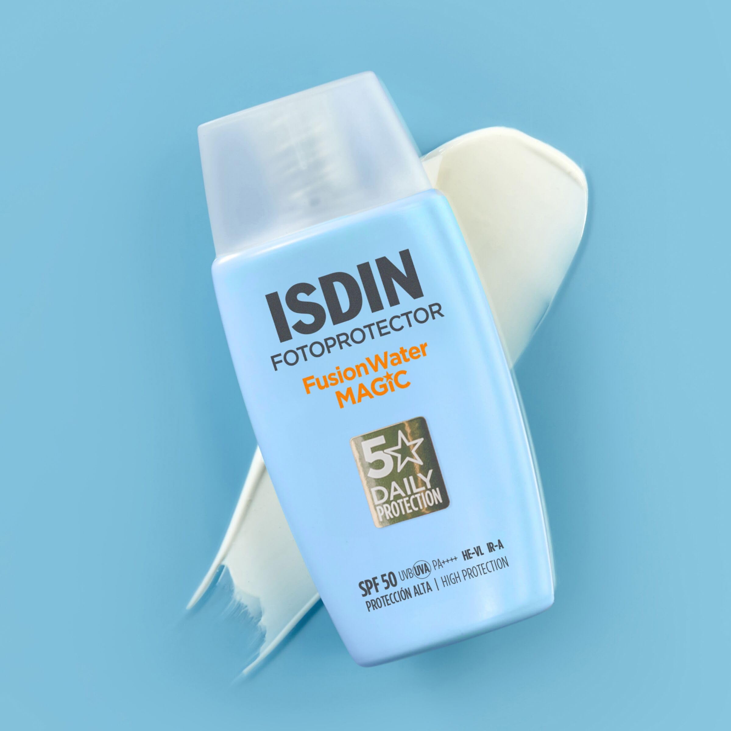 isdin-fotoprotecci-n-fusion-water-magic-spf-50-protector-solar-facial-fluido-par image 2
