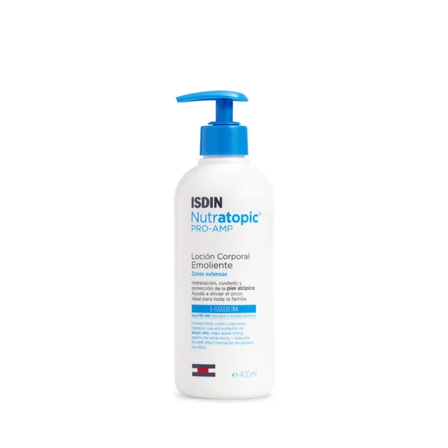 isdin-nutratopic-pro-amp-loci-n-corporal-emoliente-para-piel-at-pica-400-ml image 1