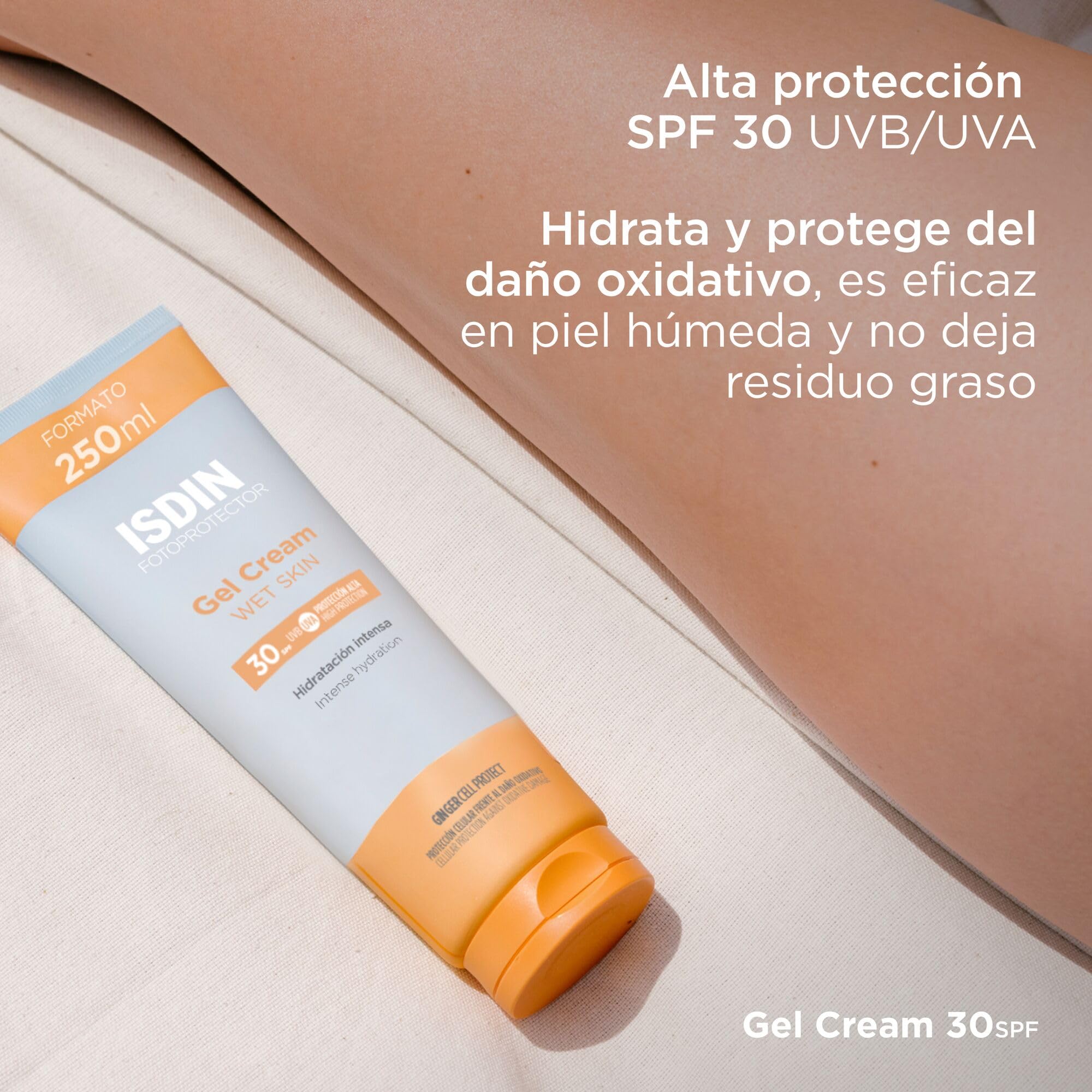 isdin-fotoprotector-gel-cream-wet-skin-spf-30-protector-solar-corporal-250-ml-te image 4