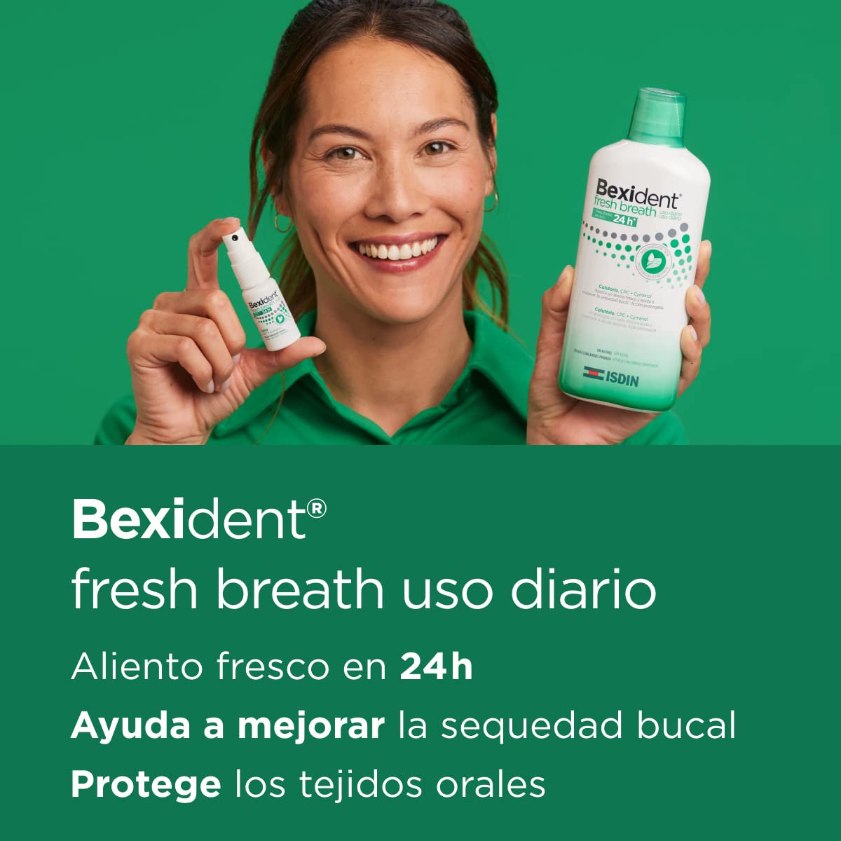 isdin-bexident-fresh-breath-pack-colutorio-500-ml-spray-bucal-15-ml-con-cpc-y-cy image 2