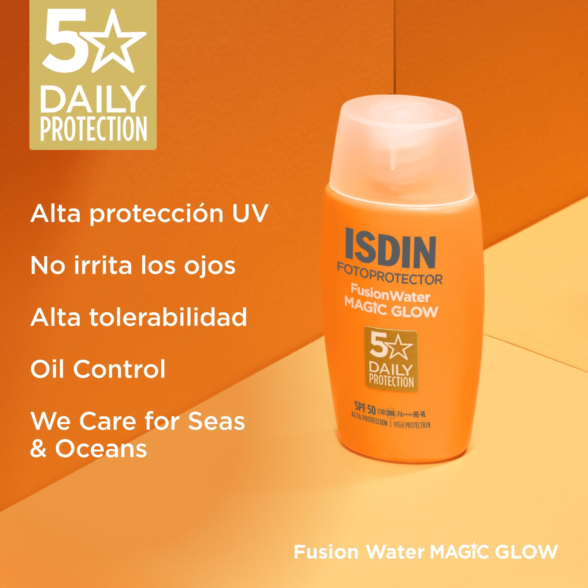isdin-fusion-water-magic-glow-spf-50-protector-solar-facial-con-efecto-glow-50-m image 6