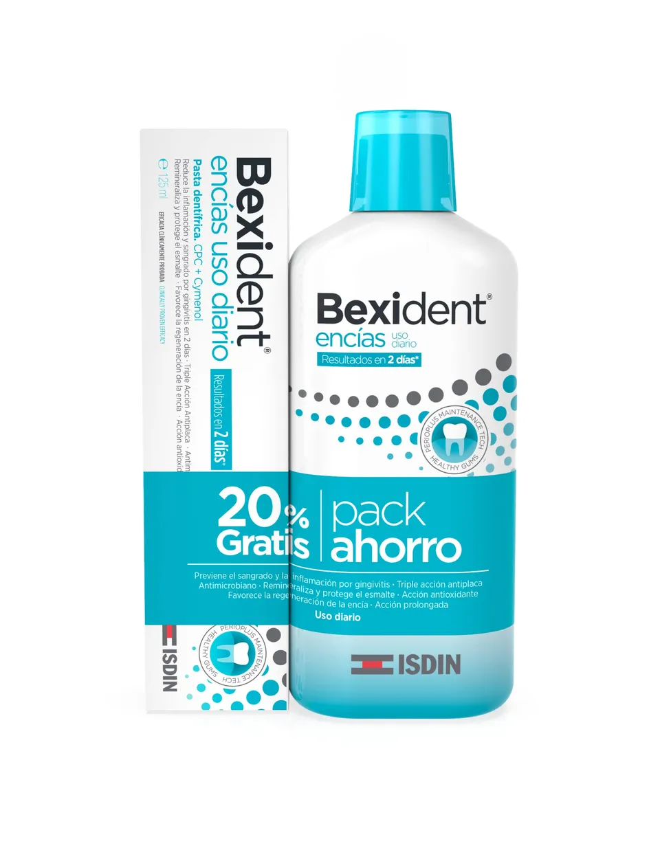 isdin-bexident-enc-as-uso-diario-pack-ahorro-colutorio-500-ml-pasta-125-ml image 1