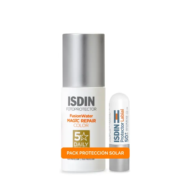 isdin-pack-fusion-water-repair-color-spf-50-protector-labial-spf-50 image 1