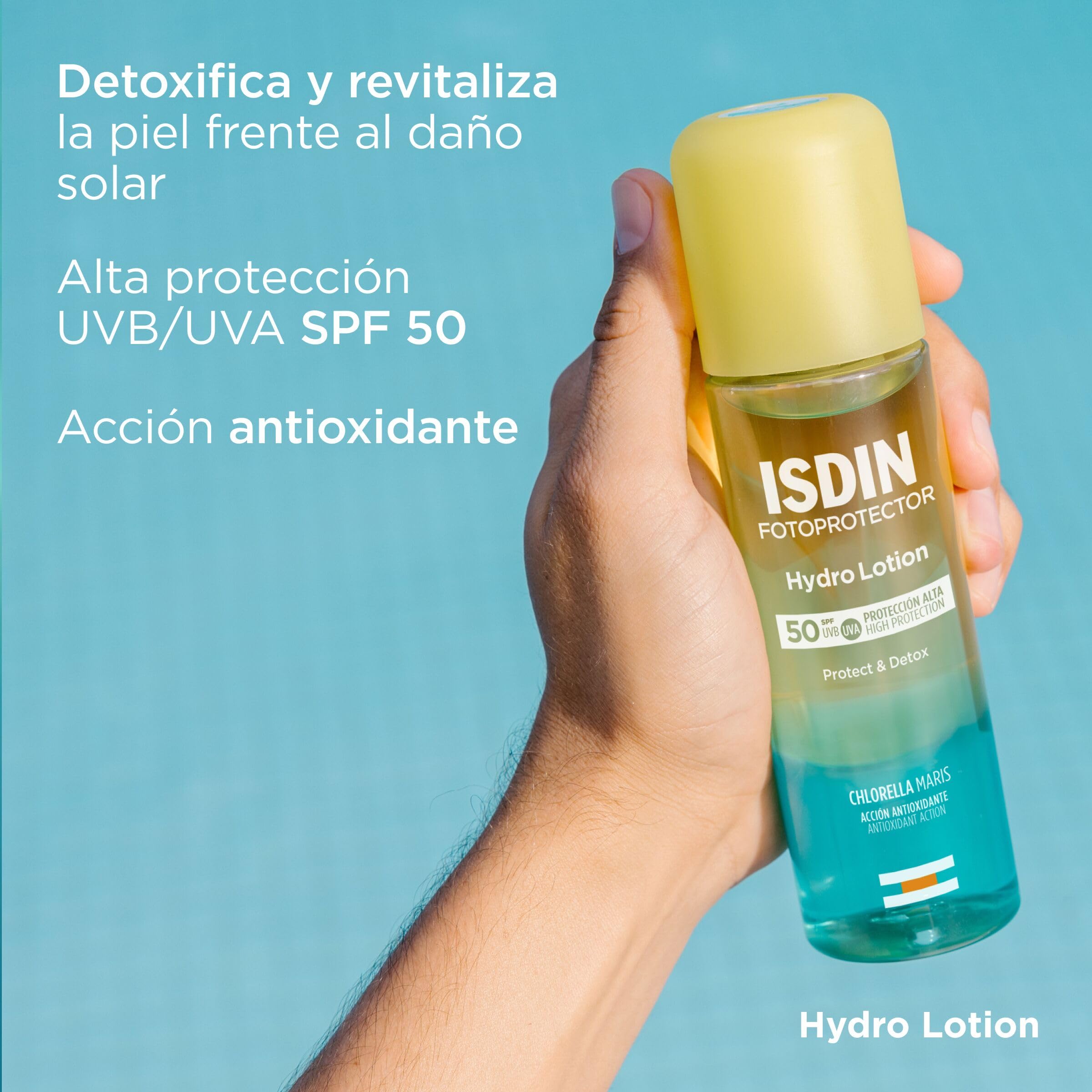 isdin-hydrolotion-spf-50-fotoprotector-corporal-bif-sico-protect-detox-con-chlor image 4