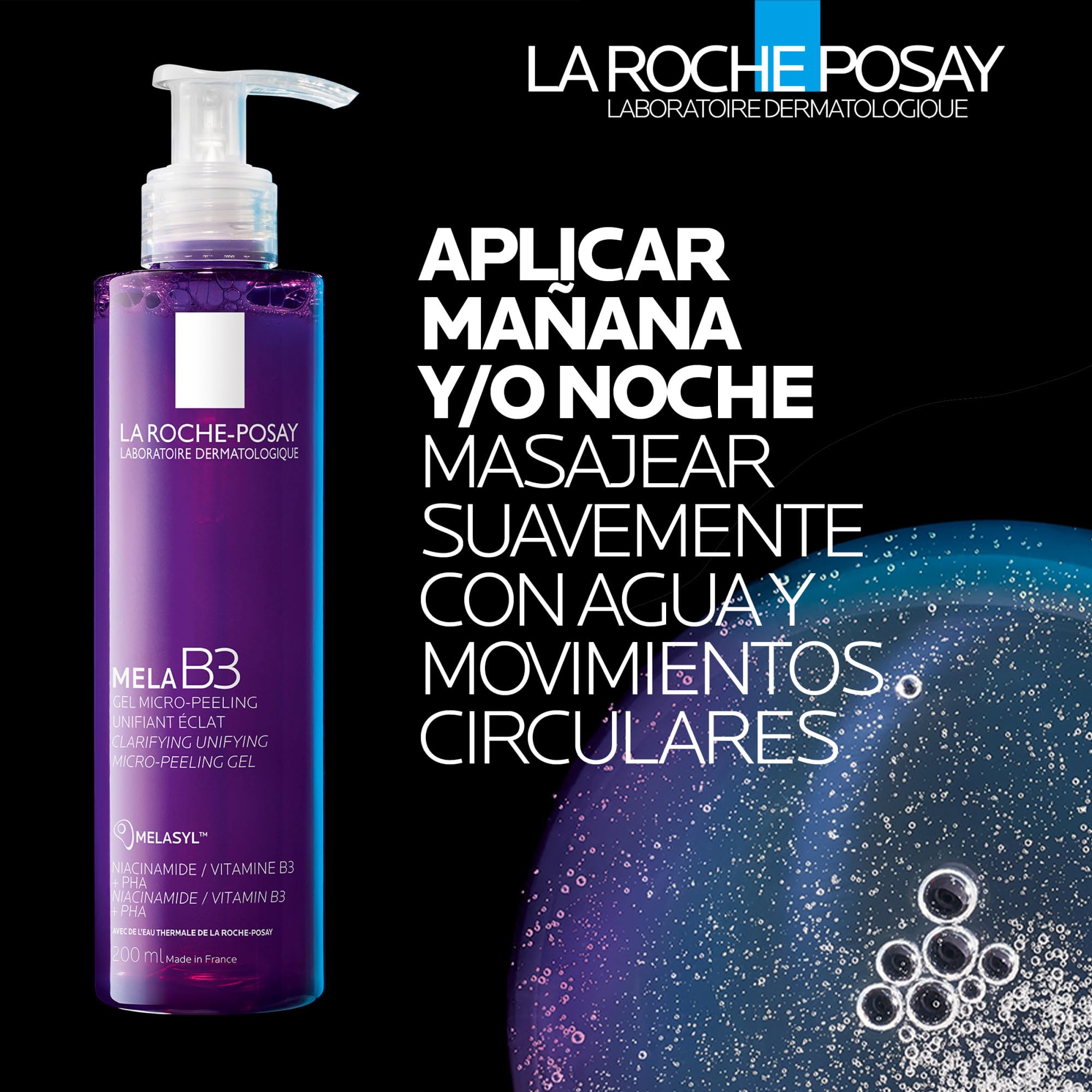 la-roche-posay-mela-b3-gel-limpiador-purifica-y-reduce-manchas-con-melasyl-niaci image 3