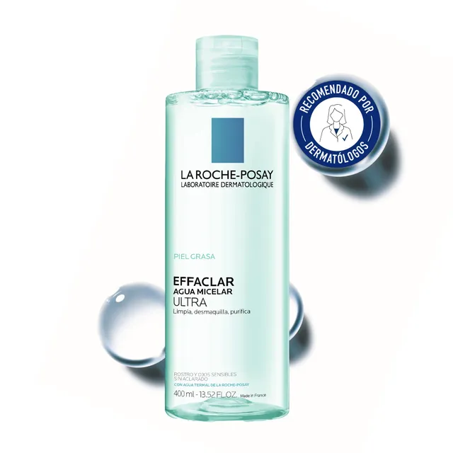 la-roche-posay-effaclar-agua-micelar-ultra-para-pieles-grasas-y-acneicas-400-ml image 1