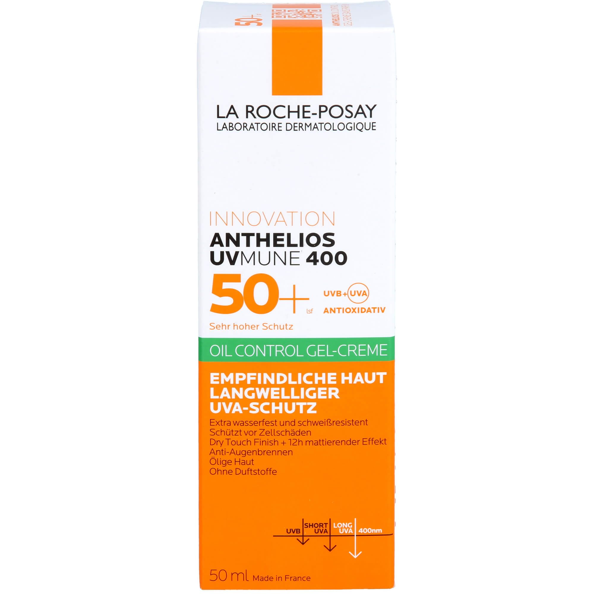 la-roche-posay-anthelios-uvmune-400-oil-control-gel-crema-spf50-50-ml-matificant image 1