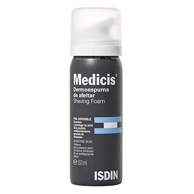 isdin-medicis-dermoespuma-de-afeitar-para-piel-sensible-y-barba-dif-cil-con-aloe image 1