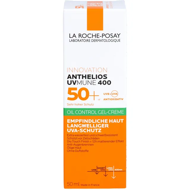 la-roche-posay-anthelios-uvmune-400-oil-control-gel-crema-spf50-50-ml-matificant image 1